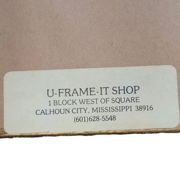 "A Frog Has An Easy Life.." Professionally Framed & Matted Frog Art 9.5"X9.5"X1" - Picture 7 of 8